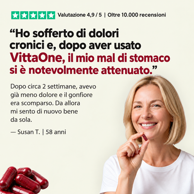 Meno rigidità al mattino. Mani e ginocchia più libere di muoversi.